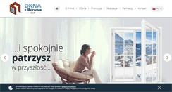 Desktop Screenshot of oknazborowa.pl